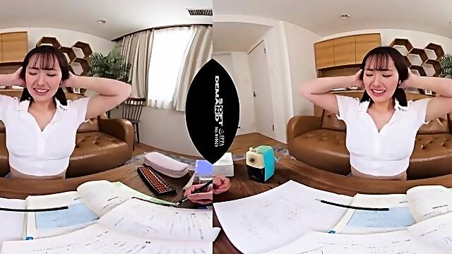 Pussy toying busty high heeled stunner solo pov masturbation