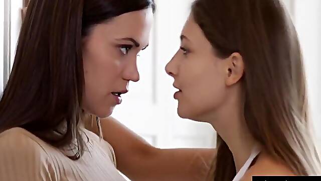 Small Breasted Lesbians Take Turns Licking Each Others Pussies - Talia Mint, Thalia Mint And Alyssa Reece