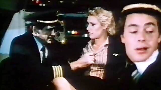 Airplane Pilot With Huge Cock Fucks And Cums On Asshole A Busty Milf Stewardess With Hairy Pussy - Keli Richards, Jerry Butler And Debi Diamond