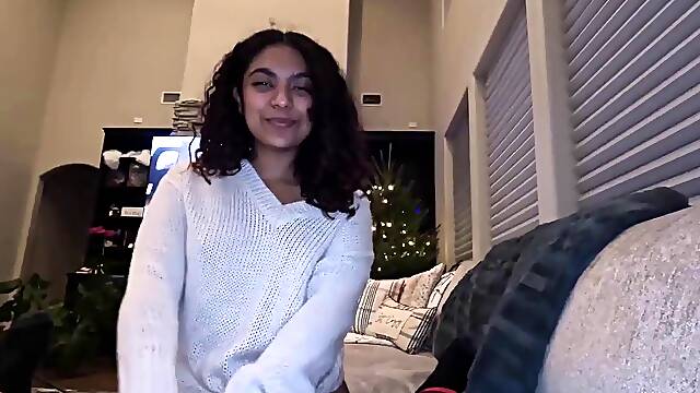 Christmas Creampie: Teen Cums 7 Times