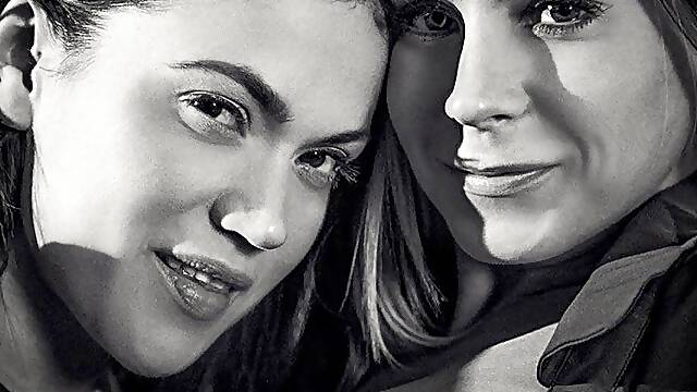 Busty Lesbian MILFs Alyssa Reece and Dorothy Black