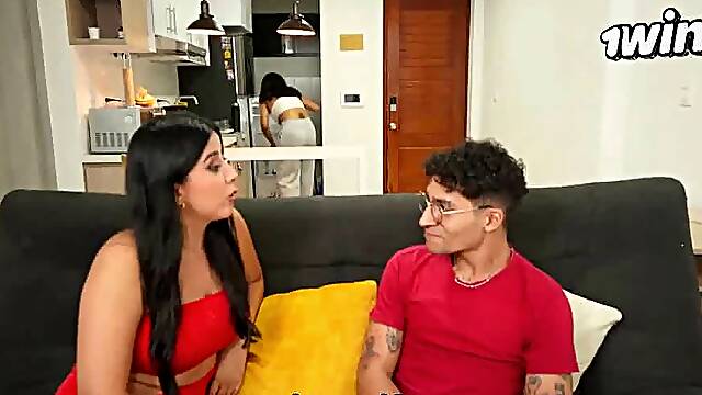 Thiago Lopez will practice his beau abilities on Lina Henaos ginormous backside milf - super steamy hard-core porn!