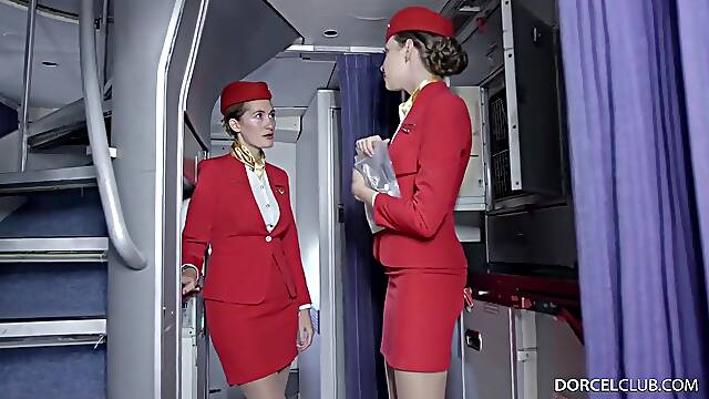 A Caring Stewardess Elena Koshka In 4k