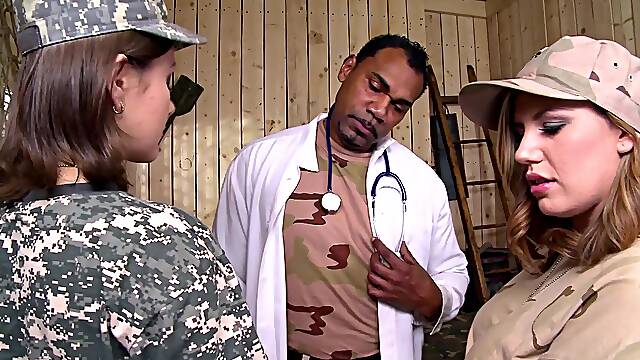 Hardcore interracial FFM threesome with Yuffie Yulan Tina Kay