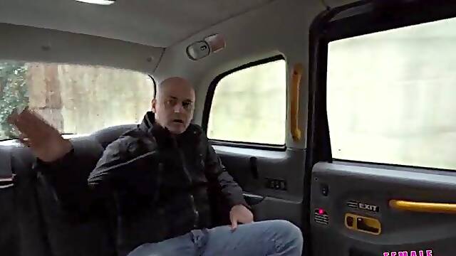 I love to screw MARRIED STUDS in my Taxi - Female Fake Taxi