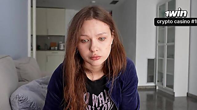 Stepsis doesn’t know then to stop. Playing cards with stepsister.