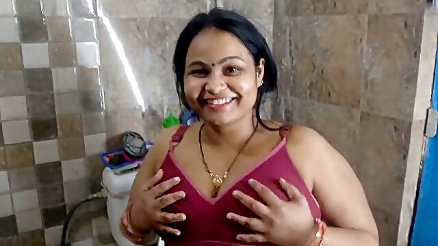 Step Uncle Surprises Step Niece in Bathroom - hot oral job & rock-hard Fuck