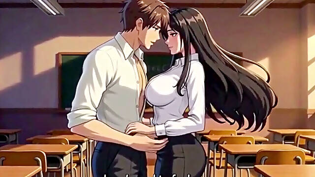 Irresistible sex desire between a beautiful teacher and her devoted college student