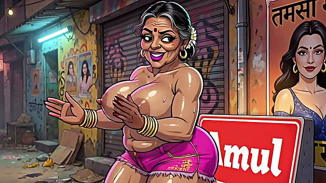 Curvy Big Tits Indian Animation